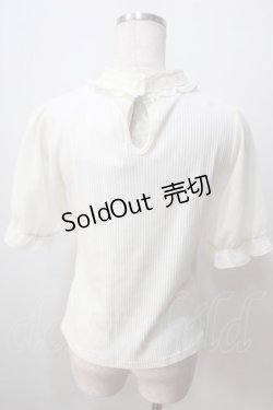 画像2: axes femme / レース切替ニット  アイボリー Y-25-07-01-050-AX-TO-SZ-ZT178