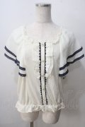 axes femme / シフォン袖トップス  生成り Y-25-07-01-051-AX-TO-SZ-ZY