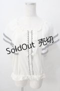 axes femme / シフォン袖トップス  生成り Y-25-07-01-051-AX-TO-SZ-ZY