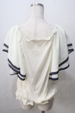 画像2: axes femme / シフォン袖トップス  生成り Y-25-07-01-051-AX-TO-SZ-ZY