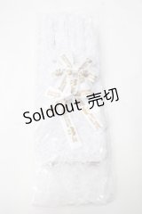 metamorphose / レース手袋・ショート(レース付)  ホワイト Y-25-07-01-010-ME-ZA-SZ-ZY