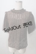 axes femme POETIQUE / ビスチェ風レース切替トップス  ブラウン Y-25-07-01-058-AX-TO-SZ-ZY