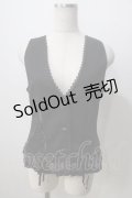 axes femme / バックレースベスト M 紺 Y-25-07-01-066-AX-TO-SZ-ZY