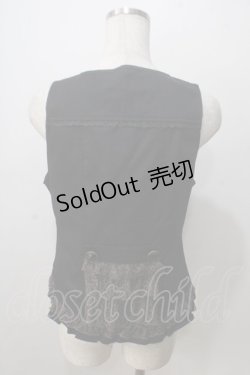 画像2: axes femme / バックレースベスト M 紺 Y-25-07-01-066-AX-TO-SZ-ZY