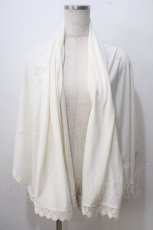 画像1: axes femme / 2way UVカットストール  生成り Y-25-07-01-069-AX-ZA-SZ-ZT013 (1)