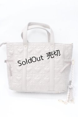 画像2: FLC / MINA*キルトリボン2WAYバッグ  淡薄橙 Y-25-07-01-012-LO-BG-SZ-ZY