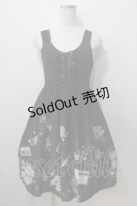 axes femme / 地図柄ワンピース  黒 Y-25-07-01-082-AX-OP-SZ-ZY