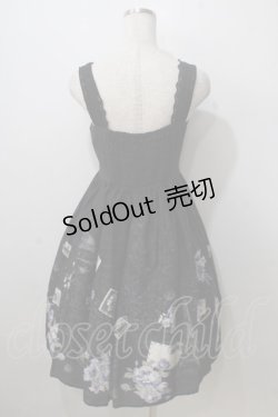 画像2: axes femme / 地図柄ワンピース  黒 Y-25-07-01-082-AX-OP-SZ-ZY