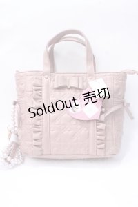 FLC / MINA*キルトリボン2WAYバッグ  中桃 Y-25-07-01-013-LO-BG-SZ-ZY