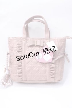 画像1: FLC / MINA*キルトリボン2WAYバッグ  中桃 Y-25-07-01-013-LO-BG-SZ-ZY