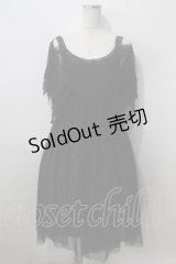 axes femme / レース重ねワンピース  黒 Y-25-07-01-084-AX-OP-SZ-ZY