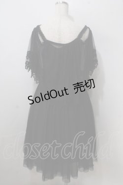 画像2: axes femme / レース重ねワンピース  黒 Y-25-07-01-084-AX-OP-SZ-ZY
