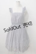 axes femme POETIQUE / うさぎ柄シフォンワンピース M ブルー Y-25-07-01-085-AX-OP-SZ-ZY