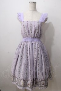 axes femme POETIQUE / ラビット苺柄ワンピース M ラベンダー Y-25-07-01-086-AX-OP-SZ-ZY