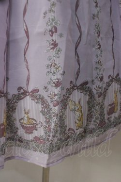 画像3: axes femme POETIQUE / ラビット苺柄ワンピース M ラベンダー Y-25-07-01-086-AX-OP-SZ-ZY