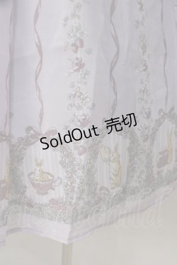 画像3: axes femme POETIQUE / ラビット苺柄ワンピース M ラベンダー Y-25-07-01-086-AX-OP-SZ-ZT096