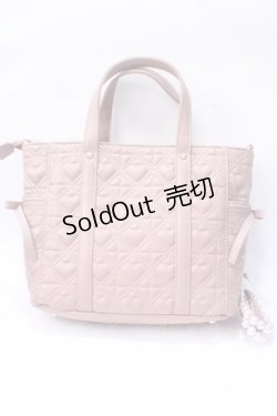 画像2: FLC / MINA*キルトリボン2WAYバッグ  中桃 Y-25-07-01-013-LO-BG-SZ-ZY