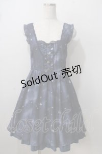 axes femme / ロマンティック星空ワンピース M 紺 Y-25-07-01-087-AX-OP-SZ-ZY
