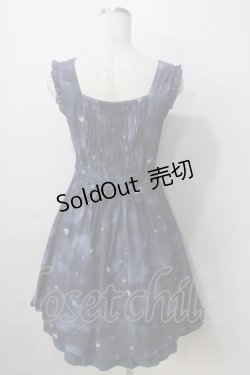 画像2: axes femme / ロマンティック星空ワンピース M 紺 Y-25-07-01-087-AX-OP-SZ-ZY