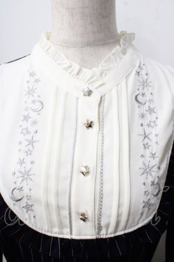 画像3: axes femme POETIQUE / エトワール刺繍ストライプワンピース  紺 Y-25-07-01-089-AX-OP-SZ-ZY