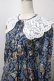 画像3: axes femme NOSTALGIE / ローズオーナメント柄ワンピース  紺 Y-25-07-01-091-AX-OP-SZ-ZY (3)