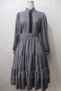 m petit by misako / AM＊レースティアードワンピース M 中灰 Y-25-07-01-094-LO-OP-SZ-ZY