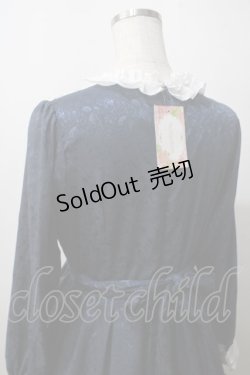 画像5: Pina sweetcollection / ローズジャガードワンピース  ネイビー Y-25-07-01-103-LO-OP-SZ-ZY