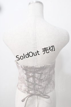 画像2: an another angelus / トワル柄ビスチェ F ベージュ Y-25-07-01-105-CA-TO-SZ-ZY