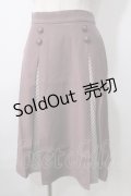 F i.n.t / キャンディーストライプ切替スカート F モーブ Y-25-07-01-107-CA-SK-SZ-ZY