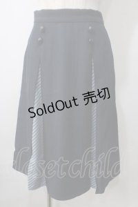 F i.n.t / キャンディーストライプ切替スカート F ネイビー Y-25-07-01-108-CA-SK-SZ-ZY