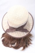 axes femme / ドットチュールカンカン帽 57.5cm  Y-25-07-01-016-AX-AC-SZ-ZY