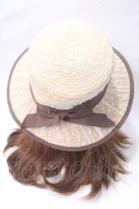 axes femme / ドットチュールカンカン帽 57.5cm  Y-25-07-01-016-AX-AC-SZ-ZY