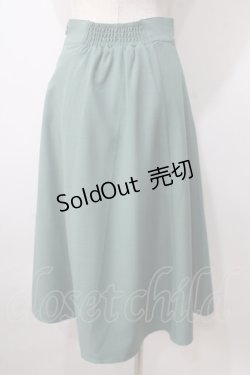 画像2: F i.n.t / ビット使いハイウエストフレアースカート F グリーン Y-25-07-01-115-CA-SK-SZ-ZT454