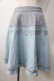 画像1: axes femme POETIQUE / レーススカラップ切り替えスカート M サックス Y-25-07-01-126-AX-SK-SZ-ZY (1)