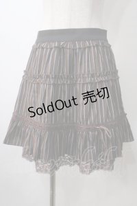 axes femme / ラメストライプスカート M 茶 Y-25-07-01-128-AX-BL-SZ-ZY