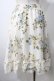 画像2: axes femme / お花柄シフォンスカート M 生成り Y-25-07-01-132-AX-SK-SZ-ZY (2)