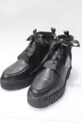 axes femme / レースアップショートブーツ L 黒 Y-25-07-01-018-AX-SH-SZ-ZY