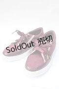 axes femme / コーデュロイスニーカー L ワイン Y-25-07-01-019-AX-SH-SZ-ZY