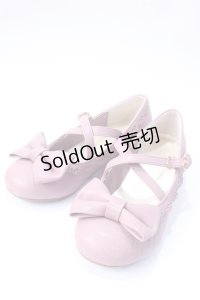axes femme kawaii / クロスベルトリボンパンプス S ピンク Y-25-07-01-021-AX-SH-SZ-ZY