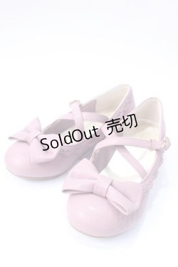 画像1: axes femme kawaii / クロスベルトリボンパンプス S ピンク Y-25-07-01-021-AX-SH-SZ-ZY