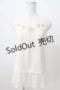 axes femme / ガーデンロングキャミ  生成り Y-25-07-01-026-AX-TO-SZ-ZY