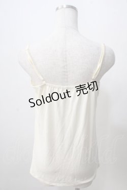 画像2: axes femme / フラワーモチーフキャミソール  生成り Y-25-07-01-030-AX-TO-SZ-ZY