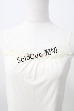 画像3: axes femme / フラワーモチーフキャミソール  生成り Y-25-07-01-030-AX-TO-SZ-ZY