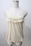 axes femme / パールチェーンキャミソール M 生成り Y-25-07-01-031-AX-TO-SZ-ZY