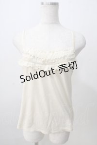axes femme / パールチェーンキャミソール M 生成り Y-25-07-01-031-AX-TO-SZ-ZY