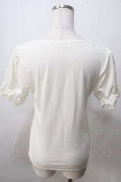 画像2: axes femme / 胸元ビジュー袖レースプルオーバー M 生成り Y-25-07-01-036-AX-TO-SZ-ZY