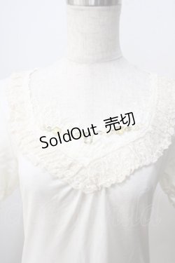 画像3: axes femme / 胸元ビジュー袖レースプルオーバー M 生成り Y-25-07-01-036-AX-TO-SZ-ZY