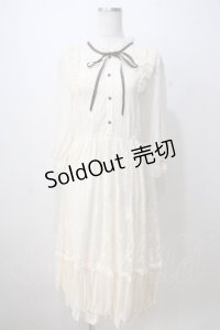 axes femme / 総レースワンピース M キナリ Y-25-07-03-062-AX-OP-SZ-ZY