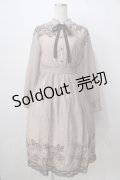 axes femme / レース柄プリントワンピース M 生成り Y-25-07-03-063-AX-OP-SZ-ZI