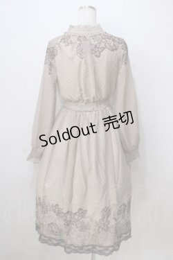 画像2: axes femme / レース柄プリントワンピース M 生成り Y-25-07-03-063-AX-OP-SZ-ZI